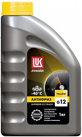Антифриз Лукойл G12 Yellow, 1 л Антифриз Лукойл G12 Yellow, 1 л